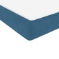 vidaXL Boxspringbett mit Matratze Dunkelblau 80x210 cm Samt vidaXL Boxspringbett mit Matratze Dunkelblau 80x210 cm Samt