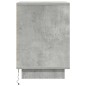 vidaXL Nachttisch mit LED-Leuchten Betongrau 38x34x50 cm vidaXL Nachttisch mit LED-Leuchten Betongrau 38x34x50 cm
