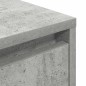 vidaXL Nachttisch mit LED-Leuchten Betongrau 38x34x50 cm vidaXL Nachttisch mit LED-Leuchten Betongrau 38x34x50 cm