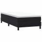 vidaXL Boxspringbett ohne Matratze Schwarz 90x210 cm Samt vidaXL Boxspringbett ohne Matratze Schwarz 90x210 cm Samt
