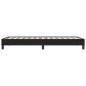 vidaXL Boxspringbett ohne Matratze Schwarz 90x210 cm Samt vidaXL Boxspringbett ohne Matratze Schwarz 90x210 cm Samt