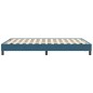 vidaXL Boxspringbett ohne Matratze Dunkelblau 120x210 cm Samt vidaXL Boxspringbett ohne Matratze Dunkelblau 120x210 cm Samt