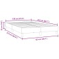 vidaXL Boxspringbett ohne Matratze Dunkelblau 120x210 cm Samt vidaXL Boxspringbett ohne Matratze Dunkelblau 120x210 cm Samt