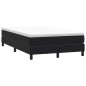 vidaXL Boxspringbett ohne Matratze Schwarz 120x210 cm Samt vidaXL Boxspringbett ohne Matratze Schwarz 120x210 cm Samt
