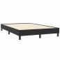 vidaXL Boxspringbett ohne Matratze Schwarz 120x210 cm Samt vidaXL Boxspringbett ohne Matratze Schwarz 120x210 cm Samt