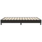 vidaXL Boxspringbett ohne Matratze Schwarz 120x210 cm Samt vidaXL Boxspringbett ohne Matratze Schwarz 120x210 cm Samt