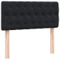 vidaXL Boxspringbett mit Matratze Schwarz 80x220 cm Samt vidaXL Boxspringbett mit Matratze Schwarz 80x220 cm Samt