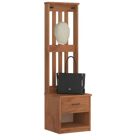 vidaXL Garderobenständer SANDENS 45x40x159,5 cm Massivholz Kiefer