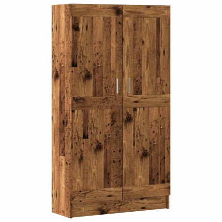 vidaXL Bücherschrank Altholz-Optik 82,5x30,5x150 cm Holzwerkstoff