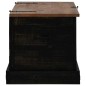 vidaXL Truhe HALDEN Schwarz 91x48x47 cm Massivholz Kiefer vidaXL Truhe HALDEN Schwarz 91x48x47 cm Massivholz Kiefer