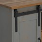 vidaXL Sideboard HALDEN 2 Schiebetüren Grau 112x40x80 cm Massivholz vidaXL Sideboard HALDEN 2 Schiebetüren Grau 112x40x80 cm Massivholz