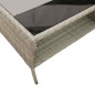 vidaXL Gartensofa 2-Sitzer mit Kissen & Tisch Hellgrau Poly Rattan vidaXL Gartensofa 2-Sitzer mit Kissen & Tisch Hellgrau Poly Rattan