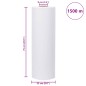 vidaXL Agrarstretchfolie Weiß 25 µm 75 cm x 1500 m vidaXL Agrarstretchfolie Weiß 25 µm 75 cm x 1500 m