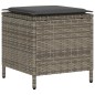 vidaXL 4-tlg. Garten-Sofagarnitur mit Kissen Grau Poly Rattan vidaXL 4-tlg. Garten-Sofagarnitur mit Kissen Grau Poly Rattan