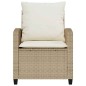 vidaXL 4-tlg. Garten-Sofagarnitur mit Kissen Beige Poly Rattan vidaXL 4-tlg. Garten-Sofagarnitur mit Kissen Beige Poly Rattan