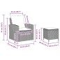 vidaXL 4-tlg. Garten-Sofagarnitur mit Kissen Beige Poly Rattan vidaXL 4-tlg. Garten-Sofagarnitur mit Kissen Beige Poly Rattan