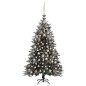 Künstlicher Weihnachtsbaum LEDs & Kugeln Beschneit 180cm PVC PE Künstlicher Weihnachtsbaum LEDs & Kugeln Beschneit 180cm PVC PE