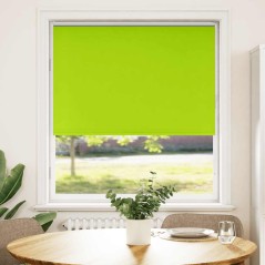 vidaXL Verdunkelungsrollo Grün 95x130 cm Stoffbreite 90,7 cm Polyester