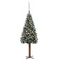 Weihnachtsbaum Schlank mit LEDs & Kugeln Grün 210 cm Weihnachtsbaum Schlank mit LEDs & Kugeln Grün 210 cm