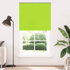 vidaXL Verdunkelungsrollo Grün 125x210cm Stoffbreite 121,6cm Polyester