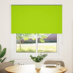 vidaXL Verdunkelungsrollo Grün 140x175cm Stoffbreite 136,6cm Polyester