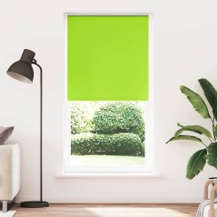 vidaXL Verdunkelungsrollo Grün 90x230 cm Stoffbreite 85,7 cm Polyester