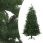 Künstlicher Weihnachtsbaum LEDs & Kugeln Grün 210 cm PVC & PE Künstlicher Weihnachtsbaum LEDs & Kugeln Grün 210 cm PVC & PE