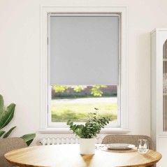 vidaXL Verdunkelungsrollo Hellgrau 75x150 cm Stoffbreite 70,7 cm