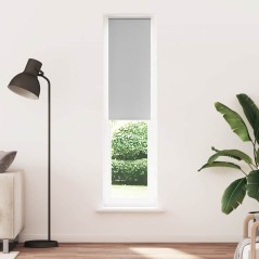 vidaXL Verdunkelungsrollo Hellgrau 50x210 cm Stoffbreite 45,7 cm