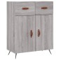 Highboard Grau Sonoma 69,5x34x180 cm Holzwerkstoff Highboard Grau Sonoma 69,5x34x180 cm Holzwerkstoff