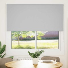 vidaXL Verdunkelungsrollo Hellgrau 145x150cm Stoffbreite 141,6cm