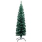 Künstlicher Weihnachtsbaum Schlank mit LEDs & Kugeln Grün 150cm Künstlicher Weihnachtsbaum Schlank mit LEDs & Kugeln Grün 150cm