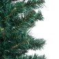 Künstlicher Weihnachtsbaum Schlank mit LEDs & Kugeln Grün 150cm Künstlicher Weihnachtsbaum Schlank mit LEDs & Kugeln Grün 150cm