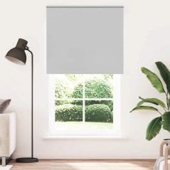 vidaXL Verdunkelungsrollo Hellgrau 135x210cm Stoffbreite 131,6cm