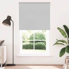 vidaXL Verdunkelungsrollo Hellgrau 120x230cm Stoffbreite 116,6cm
