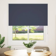 vidaXL Verdunkelungsrollo Marineblau 130x130 cm Stoffbreite 126,6 cm