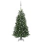 Künstlicher Weihnachtsbaum mit LEDs & Kugeln Grün 240 cm PVC PE Künstlicher Weihnachtsbaum mit LEDs & Kugeln Grün 240 cm PVC PE