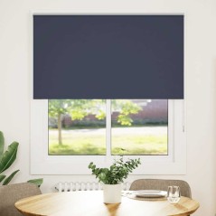 vidaXL Verdunkelungsrollo Marineblau 125x150 cm Stoffbreite 121,6 cm