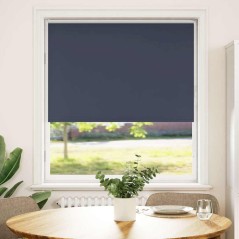 vidaXL Verdunkelungsrollo Marineblau 105x130 cm Stoffbreite 100,7 cm
