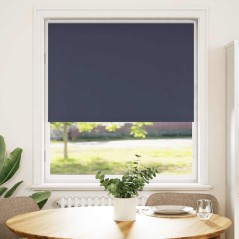 vidaXL Verdunkelungsrollo Marineblau 115x150 cm Stoffbreite 110,7 cm
