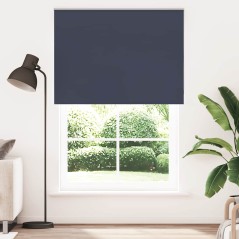 vidaXL Verdunkelungsrollo Marineblau 150x210 cm Stoffbreite 146,6 cm