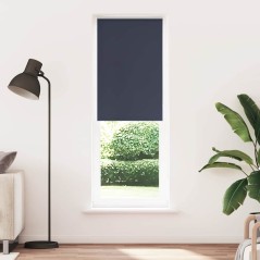 vidaXL Verdunkelungsrollo Marineblau 65x210cm Stoffbreite 60,7 cm