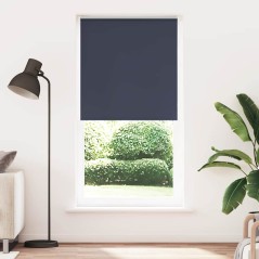vidaXL Verdunkelungsrollo Marineblau 90x230cm Stoffbreite 85,7 cm