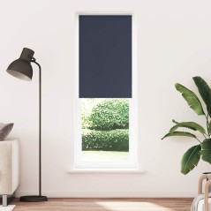 vidaXL Verdunkelungsrollo Marineblau 65x230cm Stoffbreite 60,7 cm