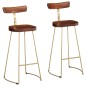 vidaXL Barhocker 2 Stk. 49x43x103 cm Mango Massivholz vidaXL Barhocker 2 Stk. 49x43x103 cm Mango Massivholz