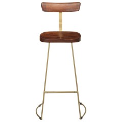 vidaXL Barhocker 2 Stk. 49x43x103 cm Mango Massivholz