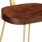 vidaXL Barhocker 2 Stk. 49x43x103 cm Mango Massivholz vidaXL Barhocker 2 Stk. 49x43x103 cm Mango Massivholz