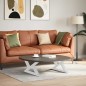 vidaXL Couchtischbeine 2 Stk. Weiß 70x(30-31,3) cm Stahl vidaXL Couchtischbeine 2 Stk. Weiß 70x(30-31,3) cm Stahl