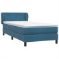 vidaXL Boxspringbett mit Matratze Dunkelblau 80x210 cm Samt vidaXL Boxspringbett mit Matratze Dunkelblau 80x210 cm Samt