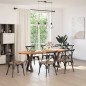 vidaXL Esstisch Hellbraun 240x100x74 cm Massivholz Eiche Oval vidaXL Esstisch Hellbraun 240x100x74 cm Massivholz Eiche Oval